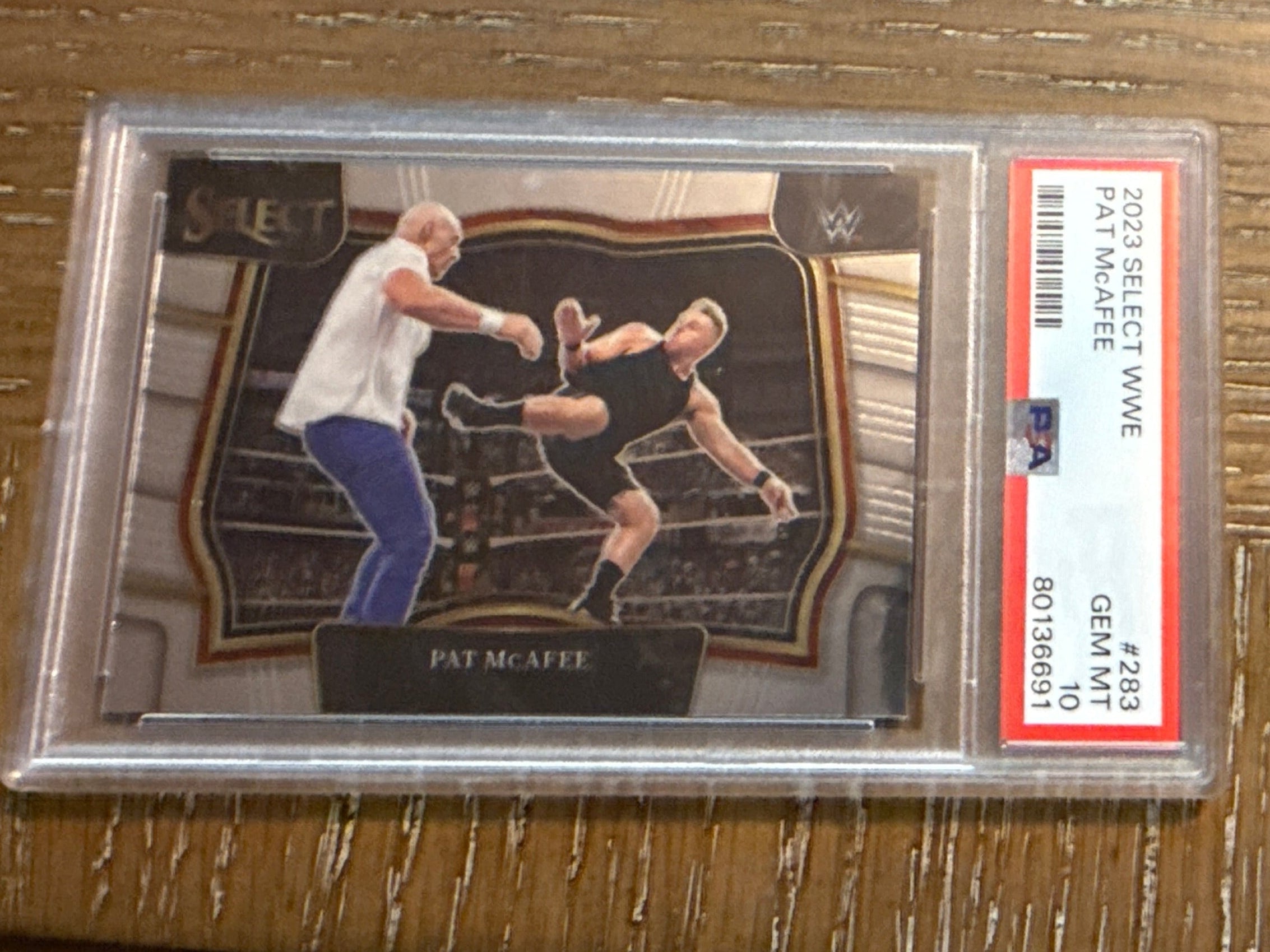 2023 Select WWE Pat McAfee Trading Card #283, PSA 10 Gem Mint