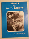 Indiana University vs. South Dakota basketball program November 27, 1976