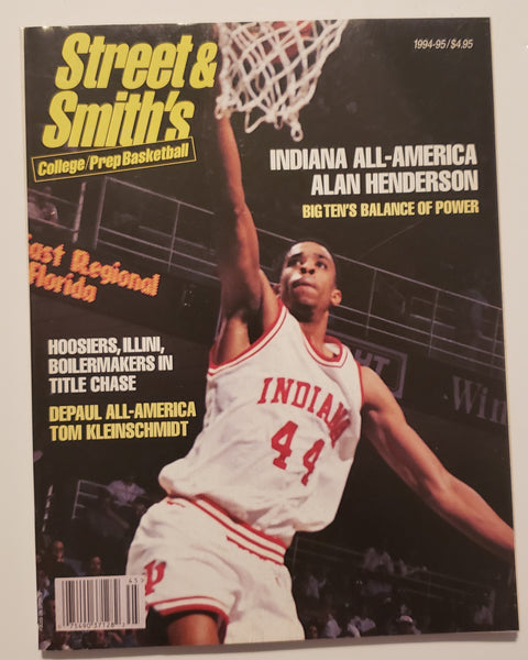 1994-95 Street & Smith's College/ Prep Basketball Magazine Alan