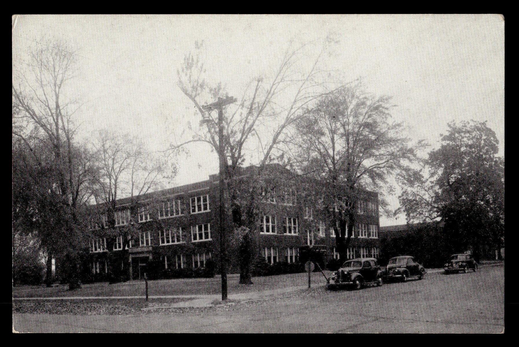 Vintage Greenfield, Indiana HS Gymnasium Postcard