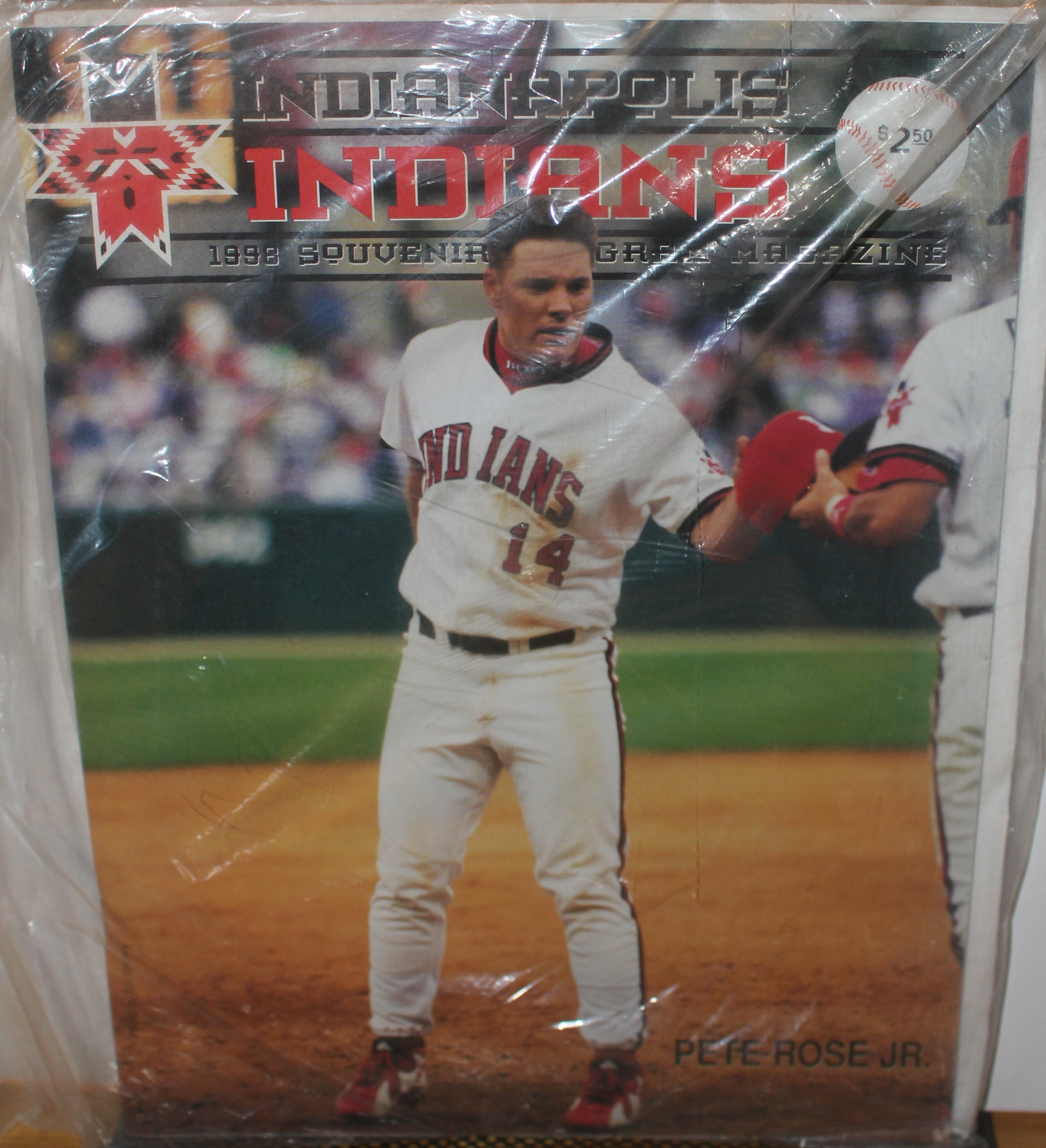 1998 Durham Bulls vs Indianapolis Indians Baseball Program, Pete Rose Jr. on Cover