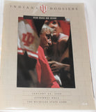 1999 Michigan State vs Indiana University Basketball Program