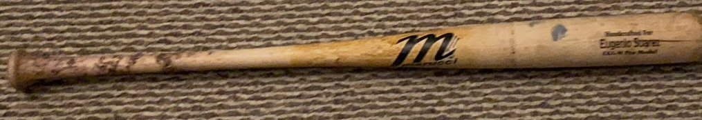 Eugenio Suarez Cincinnati Reds Game Used Marucci Baseball Bat