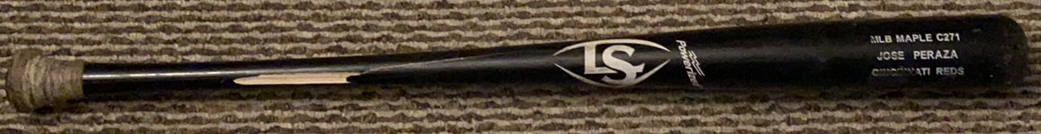 Jose Peraza Cincinnati Reds Game Used Baseball Bat