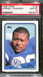 1988 Topps Donnell Thompson Football Card #126 PSA Gem Mint 10