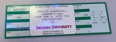 1993 Northwestern vs Indiana Basketball Full Ticket