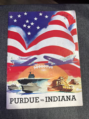 1943 Purdue vs Indiana Football Program, Cover Variation