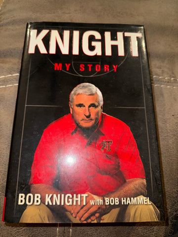 Bob Knight My Story Autographed HB Book