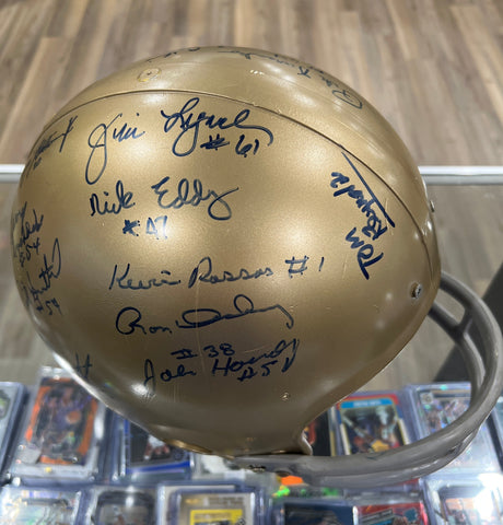 1966 Notre Dame Team Signed Riddell Helmet National Champions