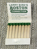 Larry Bird's Boston Connection Unused Book of Matches