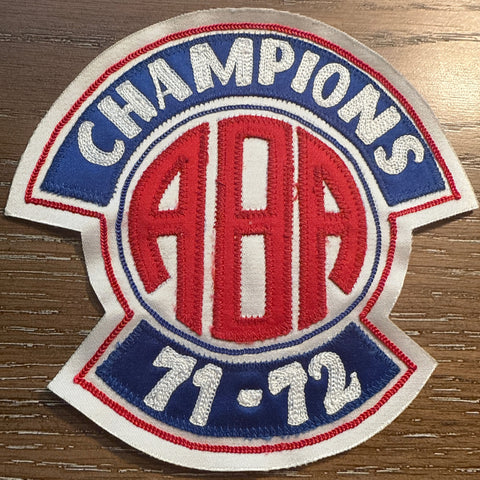 1971-72 Indiana Pacers ABA Champions Jacket Patch