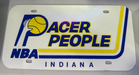 Indiana Pacers Pacer People License Plate