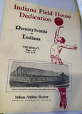 1928 Pennsylvania vs Indiana University Basketball Fieldhouse Dedication Program
