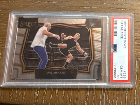 2023 Select WWE Pat McAfee Trading Card #283, PSA 10 Gem Mint