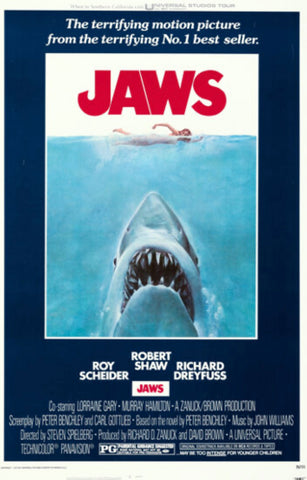 1975 Jaws Movie Poster