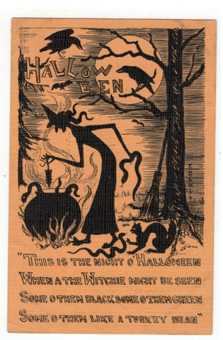 Antique Halloween Postcard