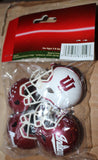 Indiana University 4 Custom Micro Pocket Pro Football Helmet Set