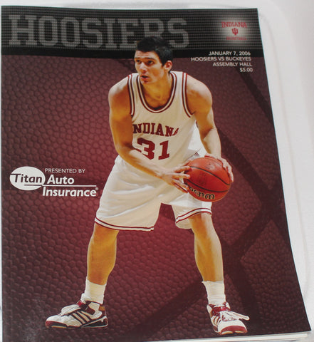 2006 Ohio State vs Indiana University Basketball Program