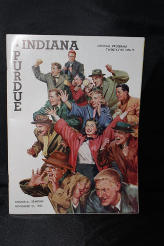 1953 Indiana University vs Purdue Football Program, Old Oaken Bucket Game