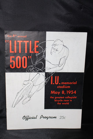 1954 Indiana University Little 500 Bicylce Race Program