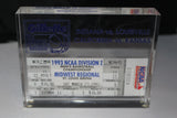 1993 NCAA Midwest Regional Encapsulated Ticket Indiana vs Louisville - Vintage Indy Sports