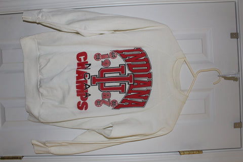 Vintage 1987 Indiana NCAA Basketball Champs Sweatshirt Size Medium