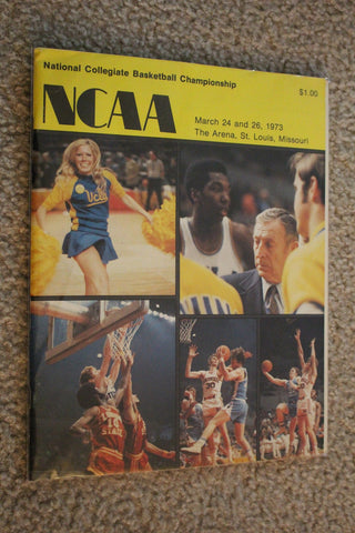 1973 NCAA Basketball Final Four Program, UCLA, Indiana