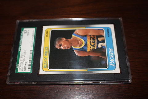 Reggie Miller Rookie Card, SGC 92 NM/Mt