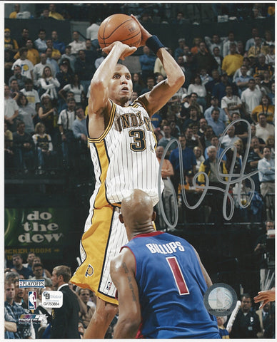 Reggie Miller Autographed 8x10 Indiana Pacers Photo