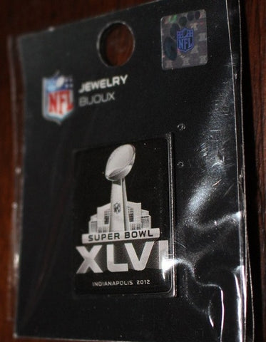 Super Bowl XLVI Pin, New, Patriots vs Giants, Indianapolis