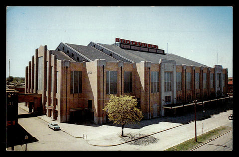 Vintage Indiana Fairgrounds Coliseum Postcard