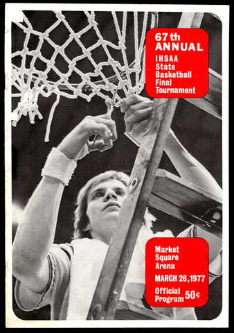 1977 Indiana High School Basketball State Finals Program