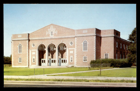 Vintage Richmond, Indiana HS Gymnasium Postcard