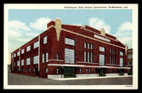 Vintage Washington, Indiana HS Gymnasium Postcard