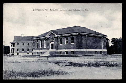 Vintage Ft. Benjamin Harrison Gymnasium Postcard