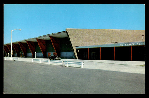 Vintage Evansville, Indiana Roberts Stadium Postcard