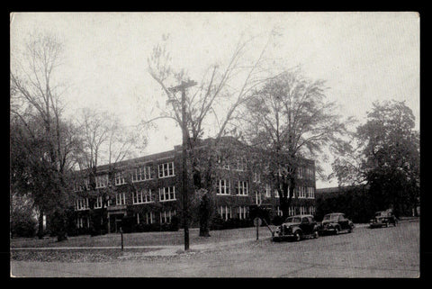Vintage Greenfield, Indiana HS Gymnasium Postcard