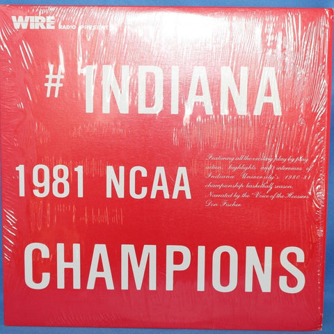 1981 INDIANA UNIVERSITY NCAA BASKETBALL CHAMPIONS 33 1/3 RECORD ALBUM