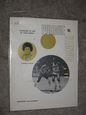 1957 Purdue vs Illinois Basketball Program