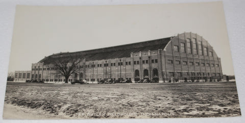 Vintage Butler (Hinkle) Fieldhouse B&W Postcard