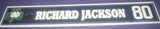 Richard Jackson Game Used Notre Dame Football Locker Tag #80 - Vintage Indy Sports