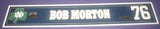 Bob Morton #76 Notre Dame Football Game Used Locker Tag - Vintage Indy Sports