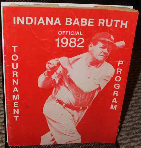 1982 Indiana Babe Ruth Tournament Program