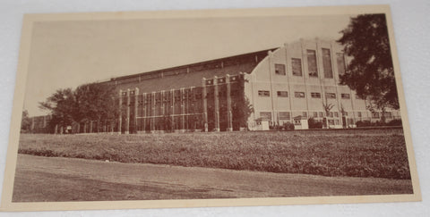 Vintage B&W Butler (Hinkle) Fieldhouse Postcard
