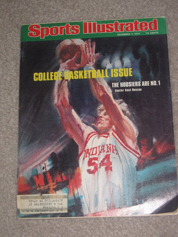 1975 INDIANA UNIVERSITY BASKETBALL SPORTS ILLUSTRATED KENT BENSON