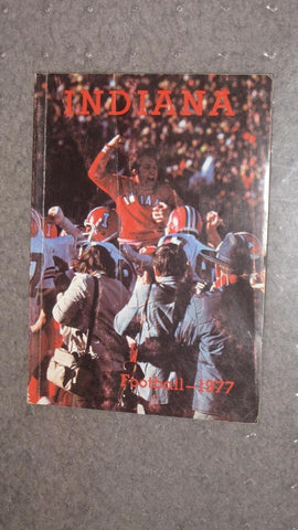1977 INDIANA UNIVERSITY FOOTBALL MEDIA GUIDE