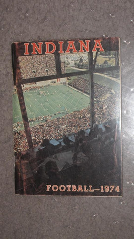 1974 INDIANA UNIVERSITY FOOTBALL MEDIA GUIDE