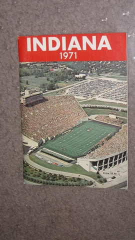 1971 INDIANA UNIVERSITY FOOTBALL MEDIA GUIDE