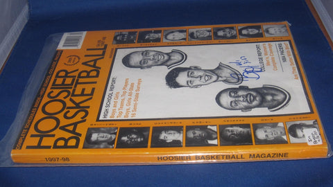 1997-98 HOOSIER BASKETBALL MAGAZINE, BRYCE DREW AUTOGRAPH