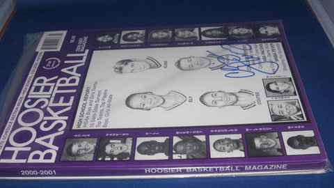 2000-01 HOOSIER BASKETBALL MAGAZINE, CHRIS THOMAS AUTOGRAPH